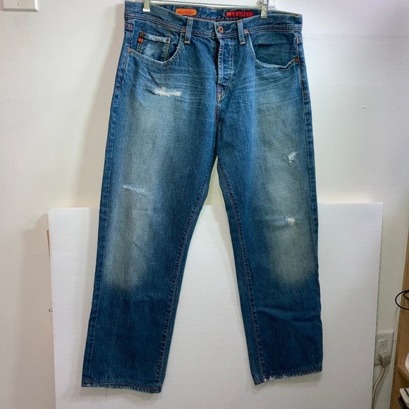 AG Adriano Goldschmied ICON Jeans Button Fly 34x29 - Picture 14 of 15